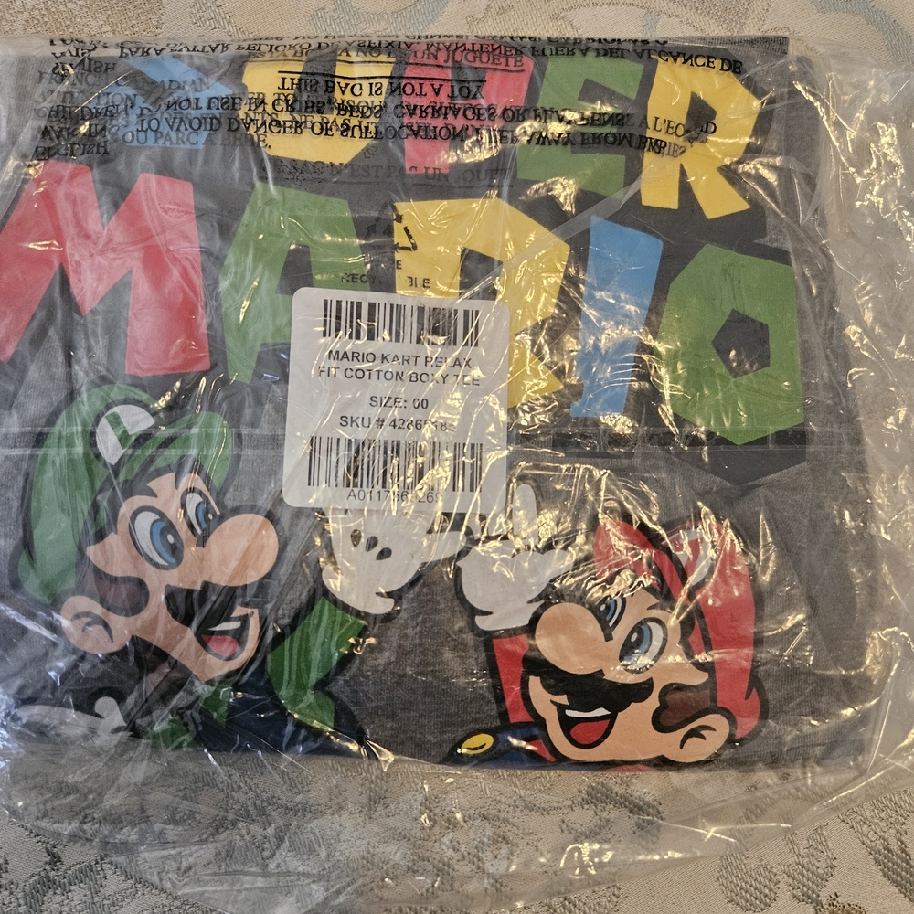 Torrid Gray Super Mario Hybrid Tee